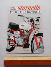 MOTO GUZZI Stornello 125 - 160 - 125 Scrambler 1972 depliant italiano originale