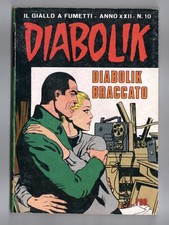 FUMETTO DIABOLIK INEDITO ANNO XXII N°10 DIABOLIK BRACCATO 1983 ERRORE STAMPA