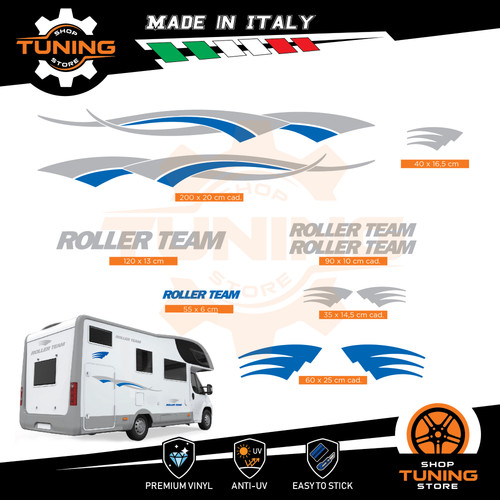 Kit adesivi camper roller team - adesivi, roller-team