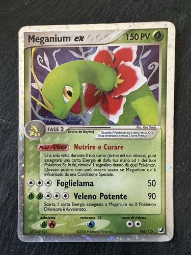 Pokemon meganium 106 115 - ex, 106/115
