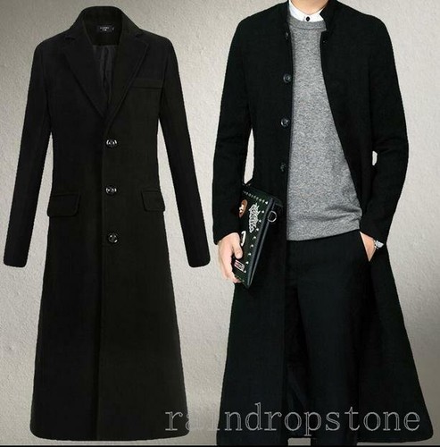 Giacca trench lungo monopetto