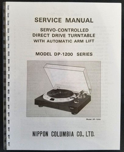 Manuale servizio giradischi - di,