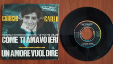 GIORGIO GABER in COME TI AMAVO