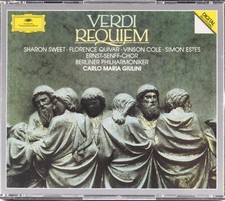 cd cofanetto deutsche grammophon verdi requiem giulini filarmonica berlino