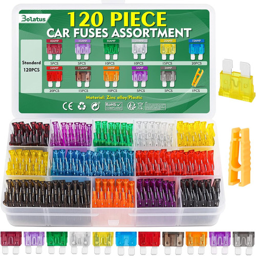 120pcs fusibili auto - fusibili, assortiti