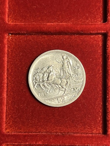 Lire 1914 quadriga briosa - 1914,