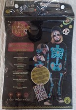 Costume carnevale RUBIE'S da scheletrina Halloween bambina taglia L 8 10 anni