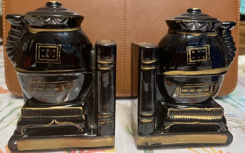 Fermalibri vintage dipinto - , a