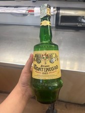 BOTTIGLIA AMARO MONTENEGRO VUOTA CON TAPPO PERFETTE CONDIZIONI 70 Cl