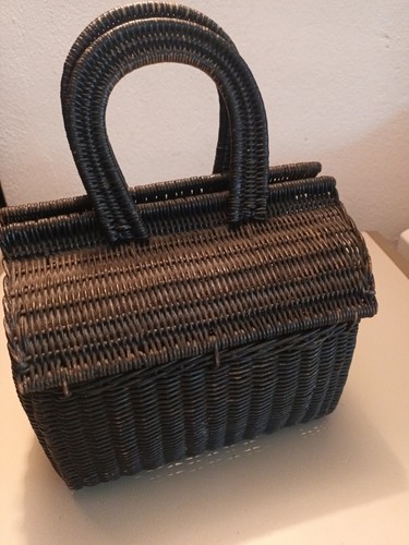 Borsa vimini donna vintage - borsa,