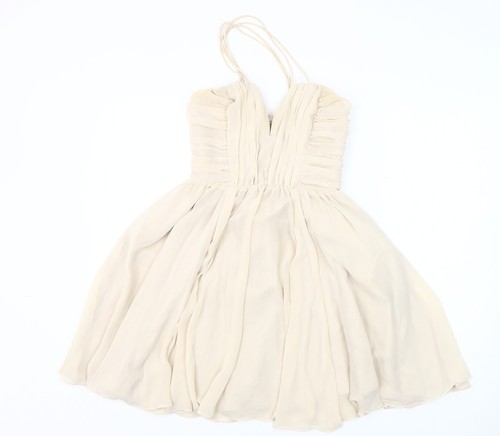Abito donna beige aderente - donna,
