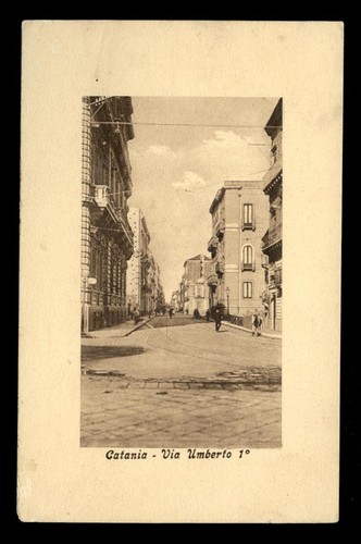 Cartolina catania via umberto - cartolina,