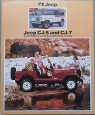 Jeep CJ-5 & CJ-7 USA depliant