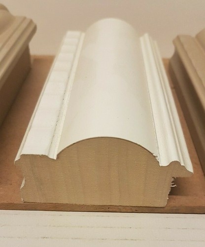 Cornice legno bianca - legno, per