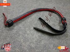 Frusta vera pelle di mucca fatta a mano frusta 3 piedi frusta due code sculacciate