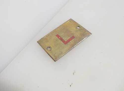 Insegna vintage ottone - vintage, lettera