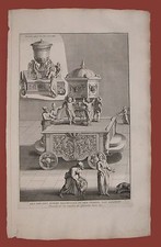 Conca di rame del Tempio di Re Salomone Calmet 1725 bible bibbia 