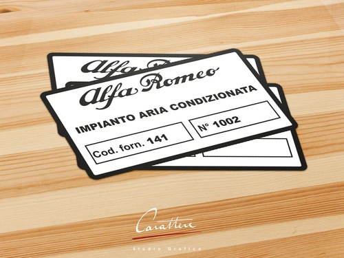Adesivo vintage alfa romeo - vintage,
