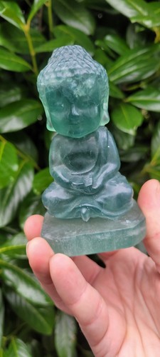 Fluorit buddha - ,