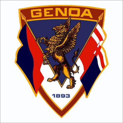 Adesivo sticker genoa - sticker, f.c.