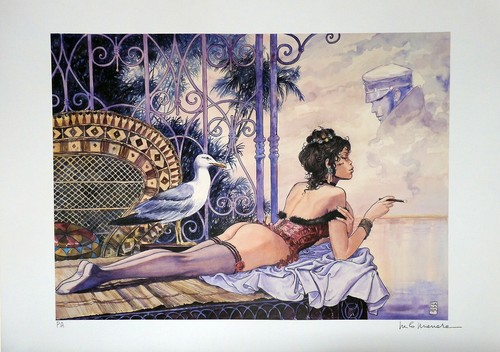 Manara stampone firmato - manara,