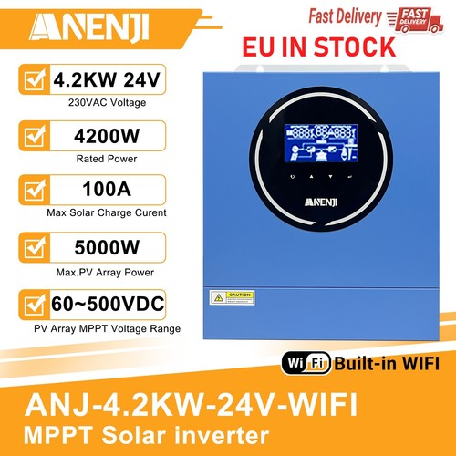 2kw 4200w 24v - ibrido, solare
