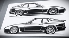 Adesivi porsche 944 - 944, turbo