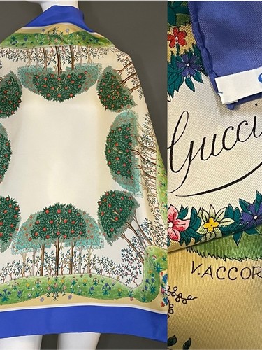 Rara sciarpa seta gucci - seta,