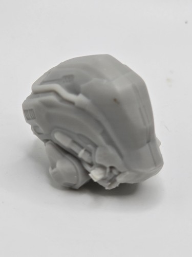 Testa casco fantascientifico - testa,