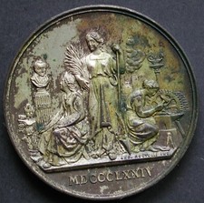 MEDAGLIA ESPOSIZIONE CUNEO SALUZZO DEPUTAZIONE PROVINCIALE GIUNTA DIRETTIVA 1874