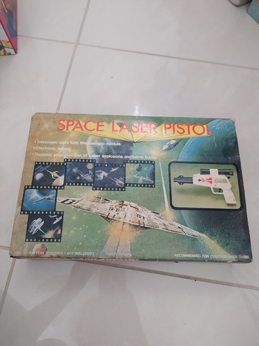 Space laser pistol vintage - pistol,