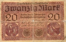 Xxx rara banconota - da, 20