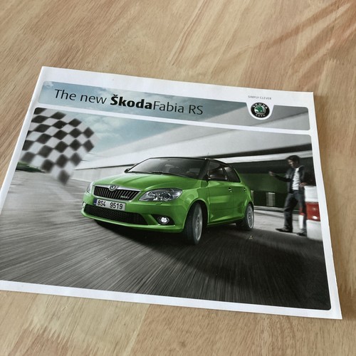 Skoda fabia prospetto - skoda, rs