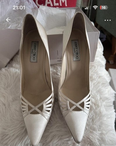Scarpe jimmy choo crema seta - scarpe,