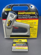 STANLEY SHARPSHOOTER SPARATUTTO AFFILATO GRAFFETTA ELETTRICA + PISTOLA PER UNGHIE TRE500 + GRAFFETTE