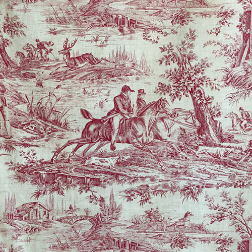 Toile jouy chasse - toile, foret