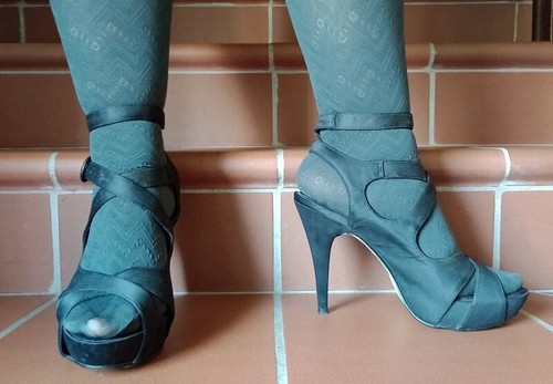 Sandali donna nero - sandali, tacco
