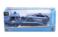 AUTO 1:43 CARRO ATTREZZI POLIZIA CON AUTO- SCALA 1/43 #G29