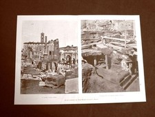 Roma nel 1899 Nuove scoperte Foro Romano Colonne onorarie e Pietra nera Romolo