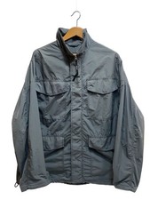 Giacca militare ASPESI M-65, taglia L, poliestere, grigio, tinta unita