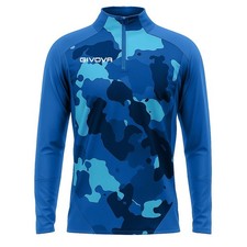 maglia tecnica half zip army givova training invernale