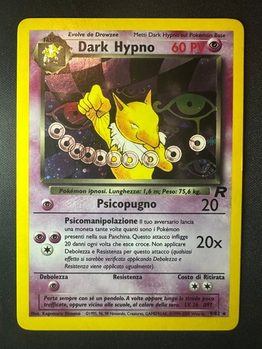 Pokemon dark hypno 82 - pokemon, holo