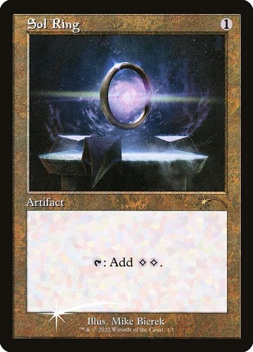 Mtg sol ring foil promo - ring,
