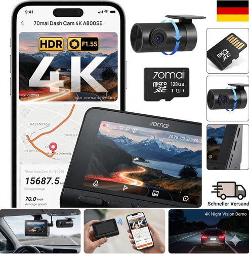 70mai a800se dashcam auto - a800se,