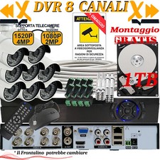 DVR 8 Canali AHD/NVR kit