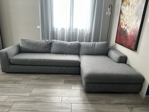 Divano metri con chaise - divano,