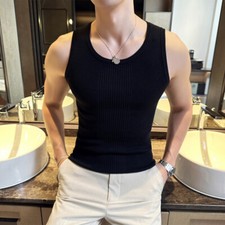 Uomo Slim Canotta Estivo