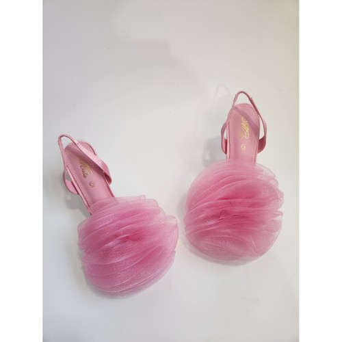 Scarpe mata rosa tulle pouf - tulle,