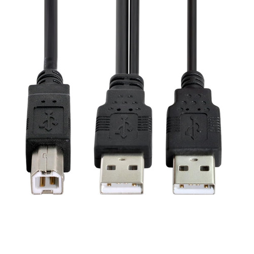 Cavo doppio usb maschio - doppio,