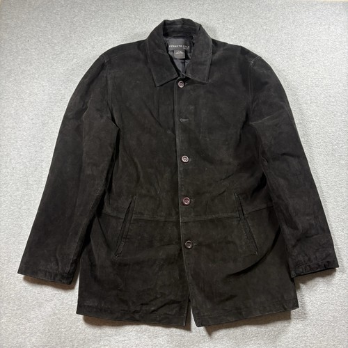Giacca pelle scamosciata nera